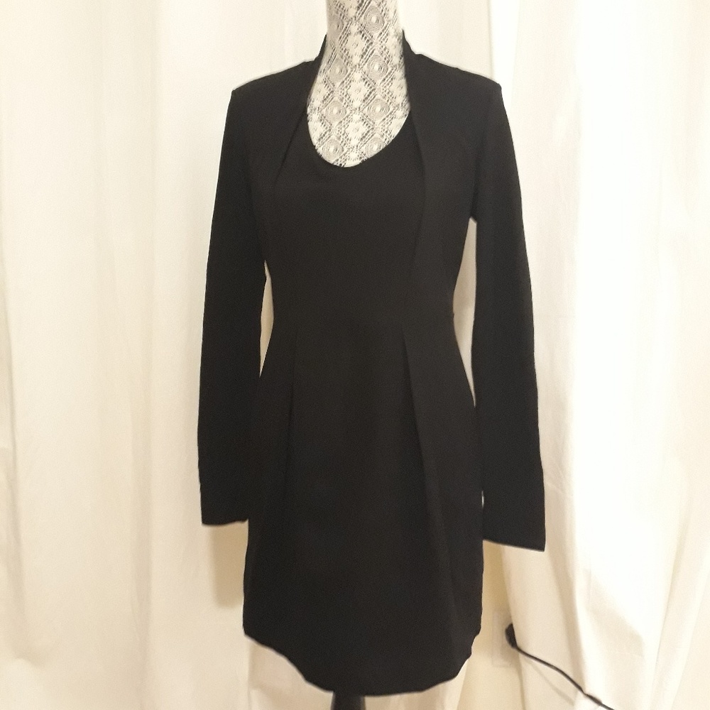 French Connection shoulder pad dress